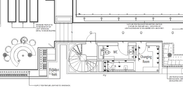 Floor plans demonstrating the layout of a house